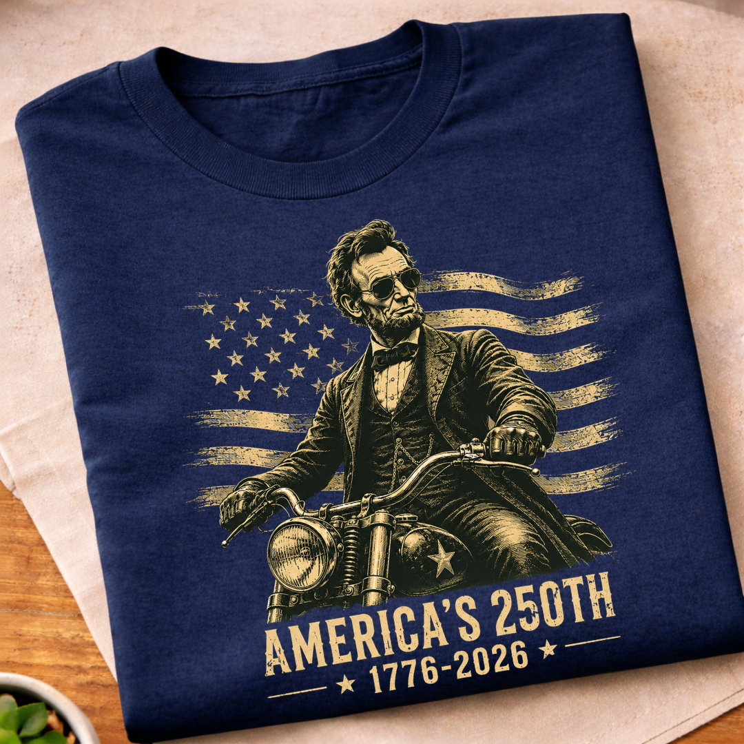 America’s 250th Lincoln Rider T-Shirt