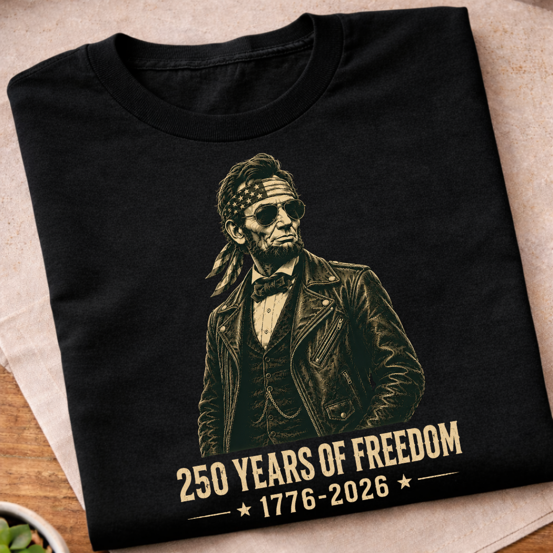 Lincoln 250 Years Of Freedom T-Shirt