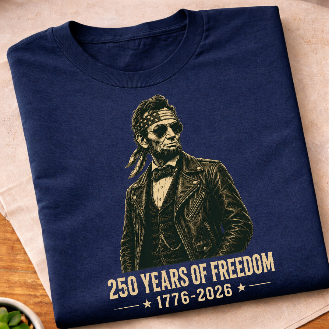Lincoln 250 Years Of Freedom T-Shirt
