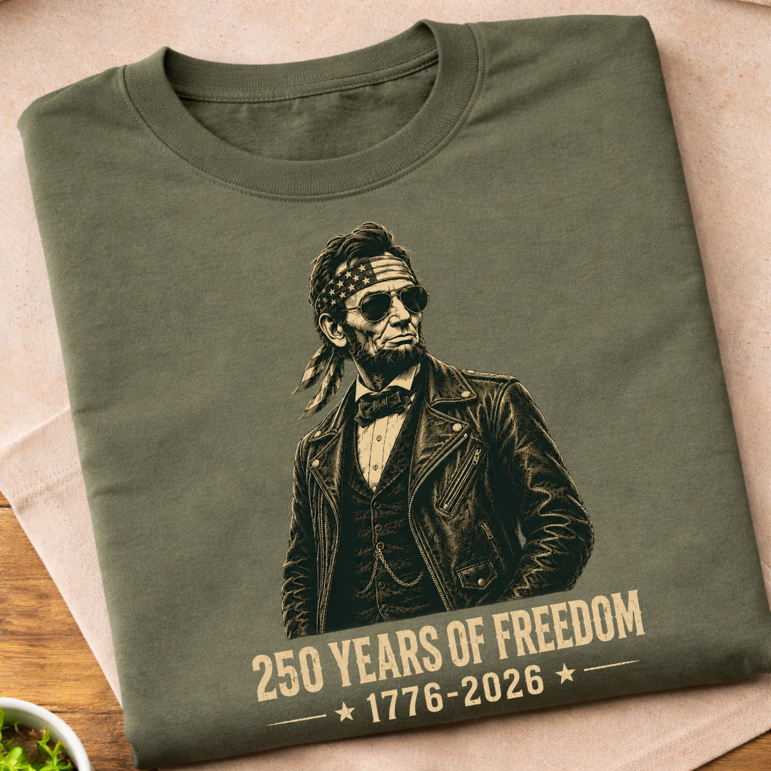 Lincoln 250 Years Of Freedom T-Shirt