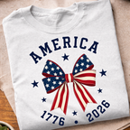 America Coquette Bow 250 Years T-Shirt