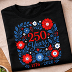 Floral 250 Years T-Shirt