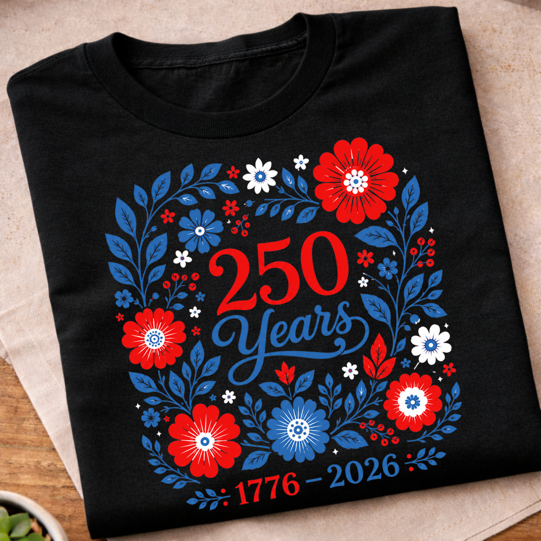 Floral 250 Years T-Shirt