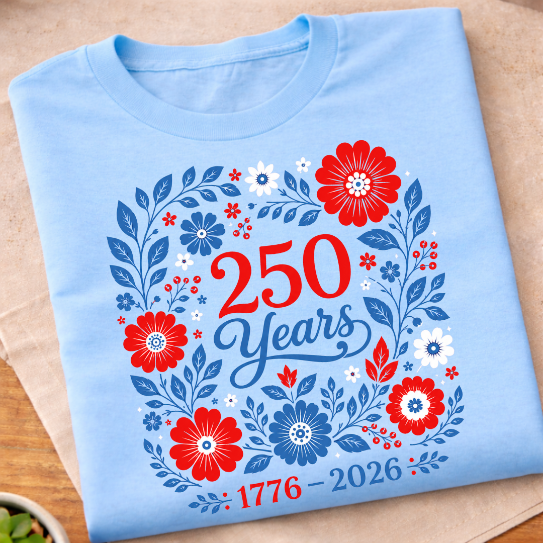 Floral 250 Years T-Shirt