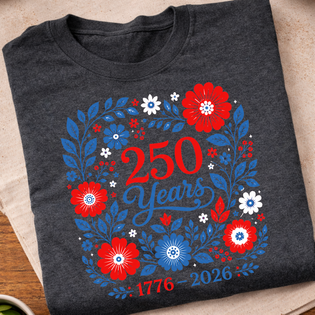 Floral 250 Years T-Shirt