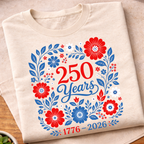 Floral 250 Years T-Shirt