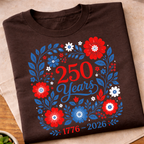 Floral 250 Years T-Shirt