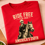 George Washington Ride Free 250 T-Shirt
