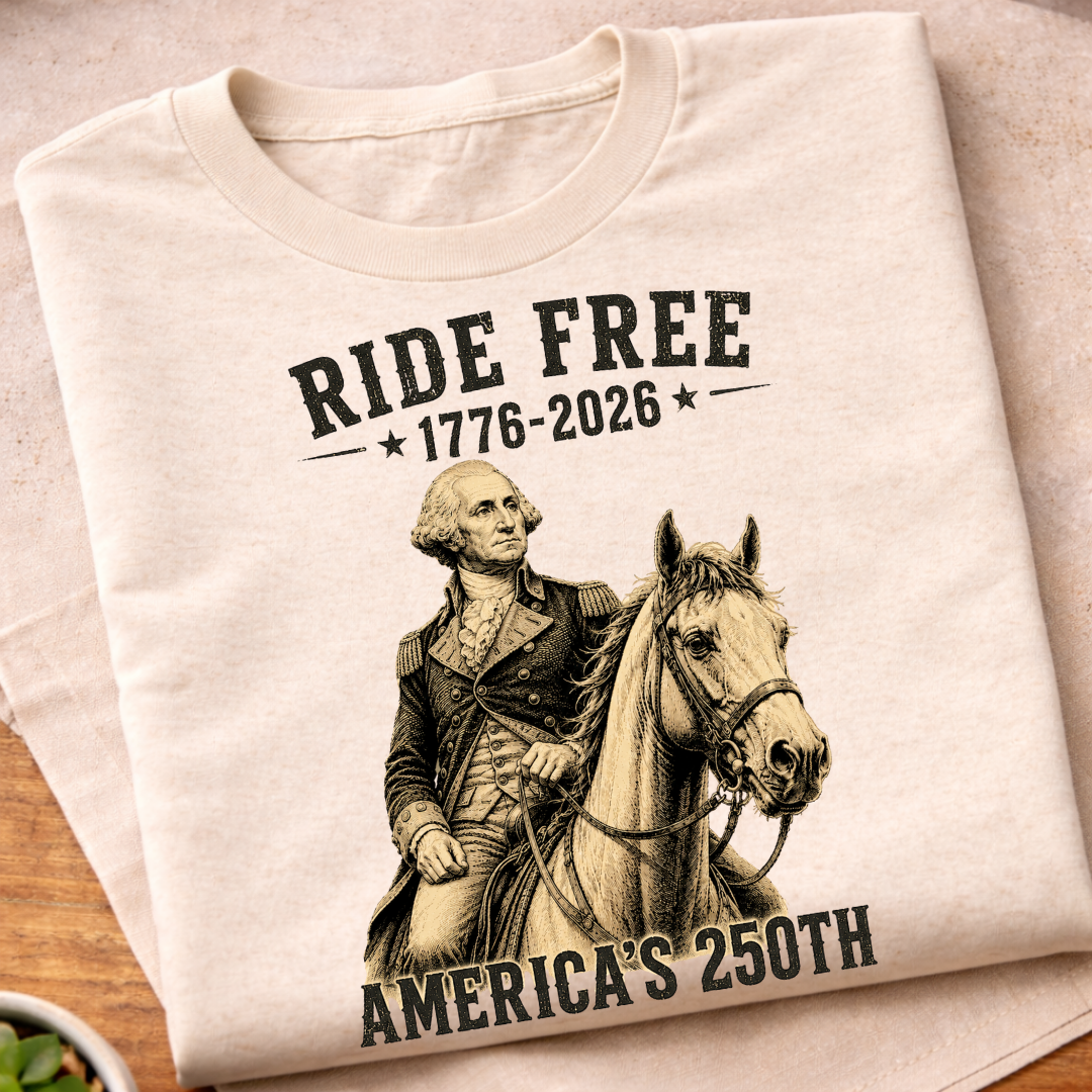 Ride Free 1776 2026 T-Shirt