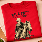 Ride Free 1776 2026 T-Shirt