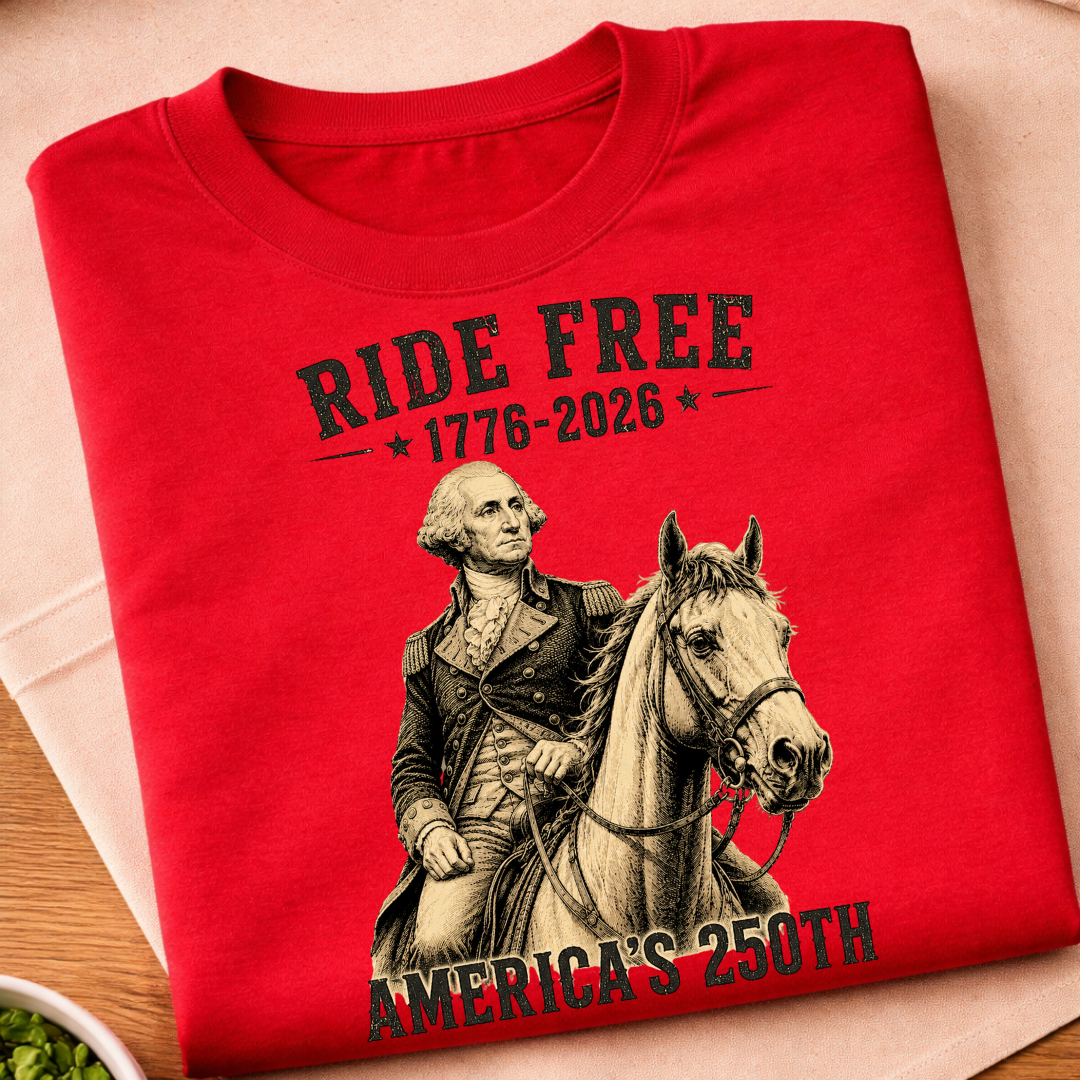 Ride Free 1776 2026 T-Shirt