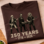 Washington Abraham Jerry 250 Years T-Shirt