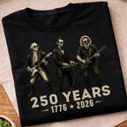 Washington Abraham Jerry 250 Years T-Shirt
