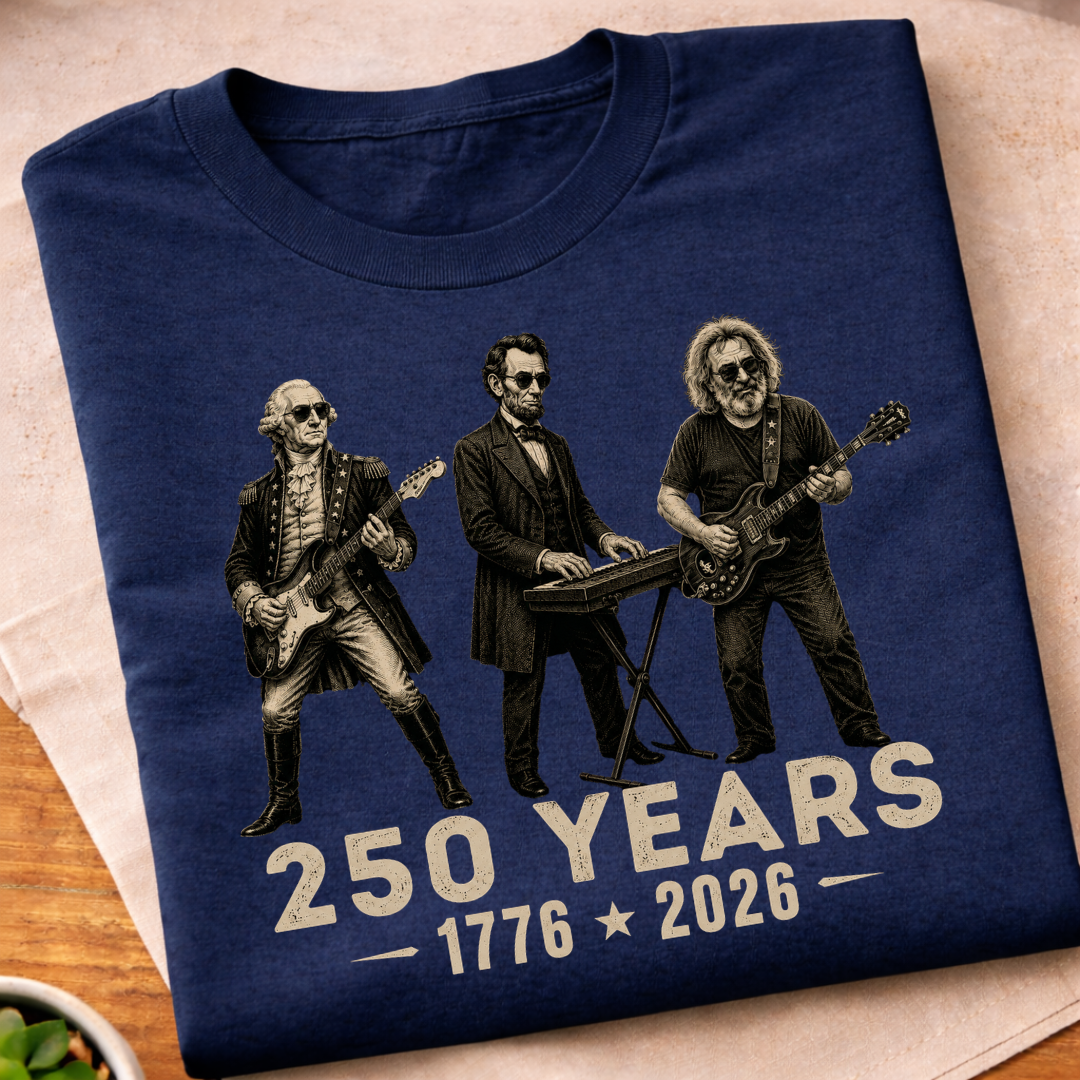 Washington Abraham Jerry 250 Years T-Shirt