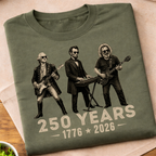 Washington Abraham Jerry 250 Years T-Shirt