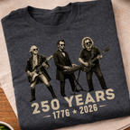 Washington Abraham Jerry 250 Years T-Shirt