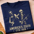 Abe With George Washington 250 Years T-Shirt