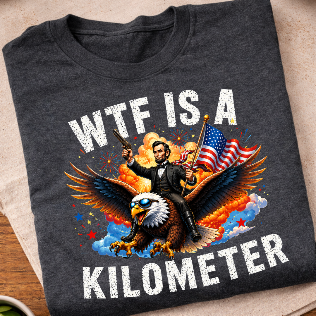 WTF is a Kilometer Abe Eagle 250 Years T-Shirt