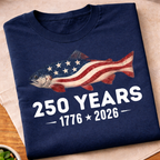 America's 250 Years USA Fish T-Shirt