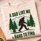 Retro Vintage Bigfoot Dad T-Shirt