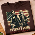 Abe & Washington 250th Anniversary T-Shirt