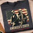 Abe & Washington 250th Anniversary T-Shirt
