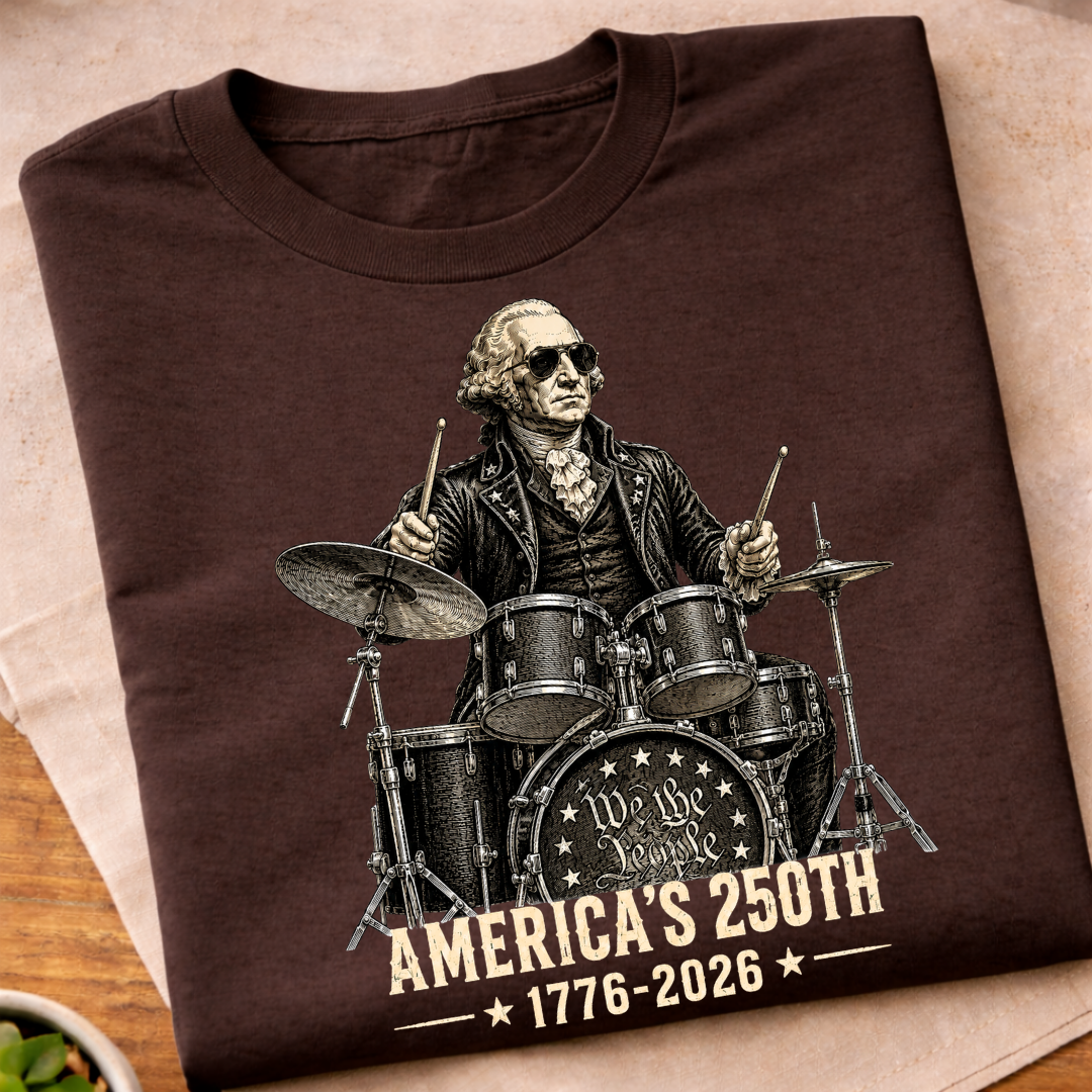 George Washington Drummer 250 USA T-Shirt