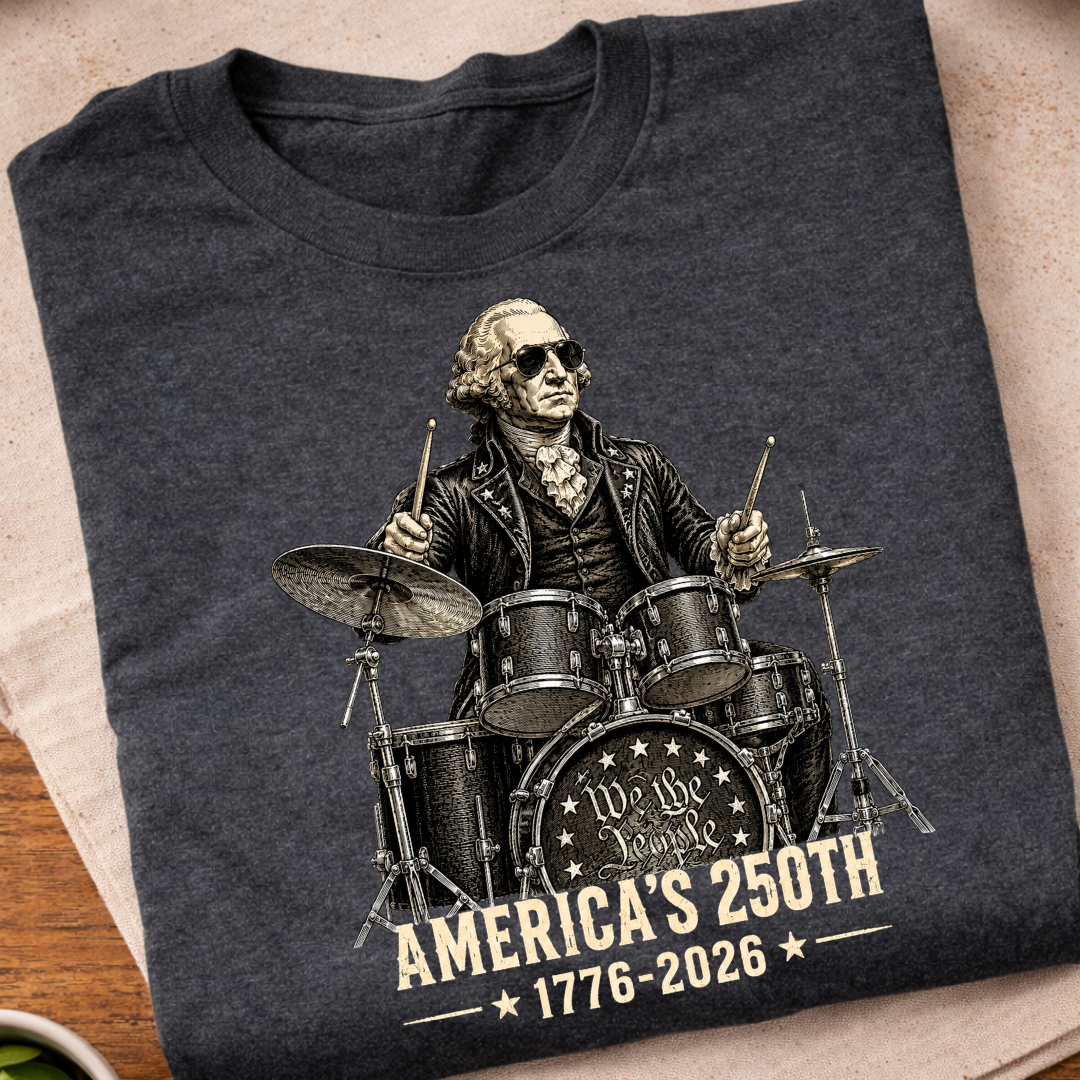 George Washington Drummer 250 USA T-Shirt
