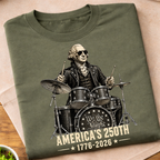 George Washington Drummer 250 USA T-Shirt