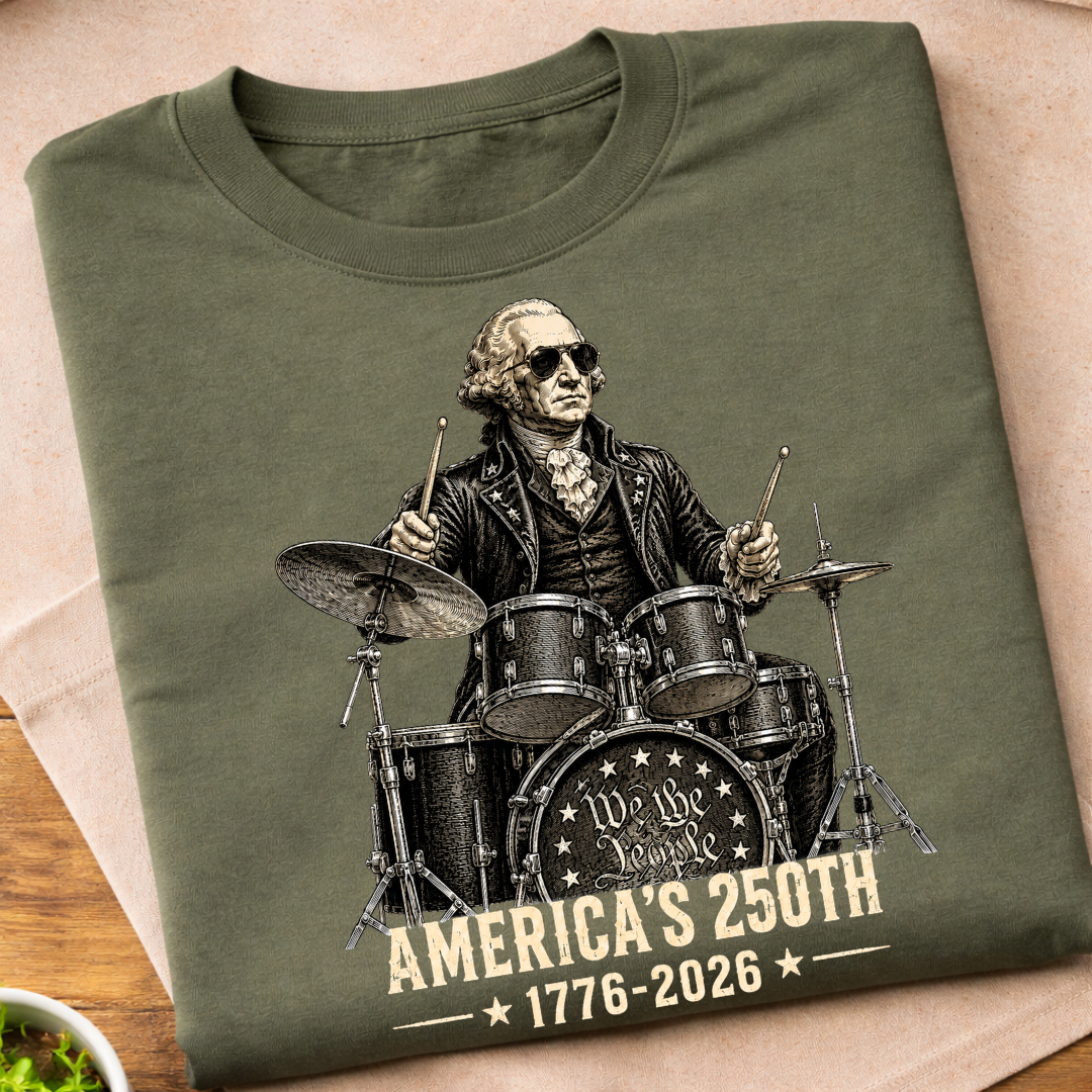 George Washington Drummer 250 USA T-Shirt