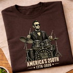 Abraham Lincoln Drummer America 250 T-Shirt