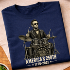 Abraham Lincoln Drummer America 250 T-Shirt