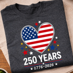 America 250 Heart T-Shirt