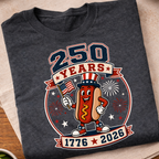 America 250 Years Hot Dog T-Shirt