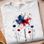 Floral USA 250th Anniversary T-Shirt