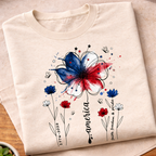 Floral USA 250th Anniversary T-Shirt