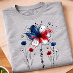Floral USA 250th Anniversary T-Shirt