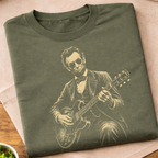 Lincoln Blues Guitar T-Shirt