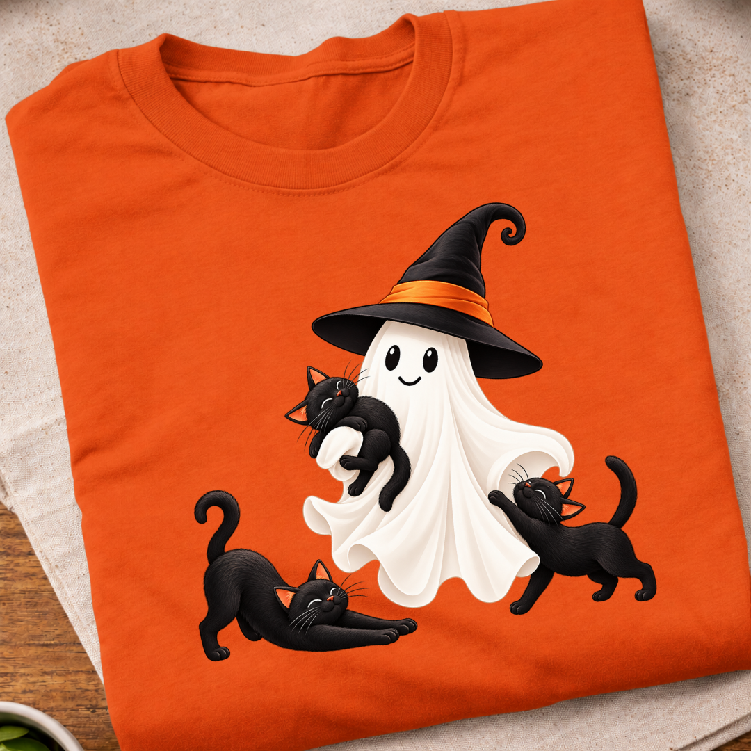 Ghost Black Cats T-Shirt