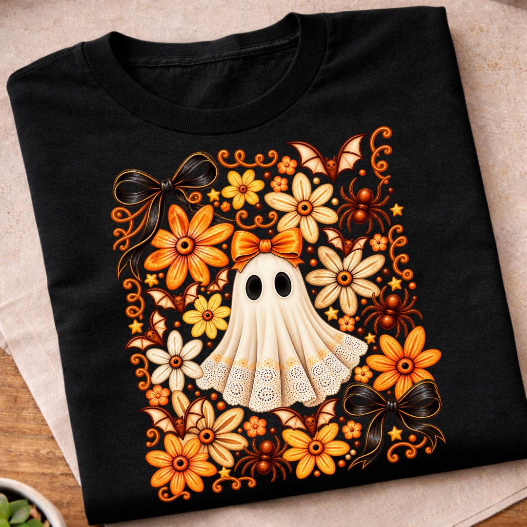 Floral Ghost T-Shirt