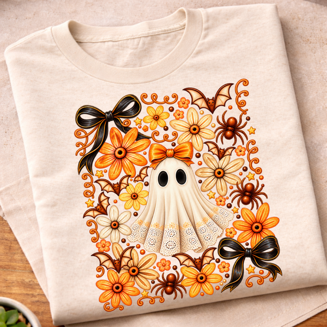 Floral Ghost T-Shirt