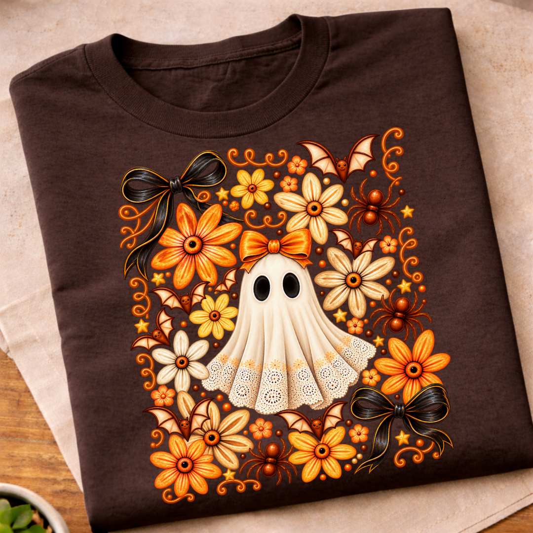 Floral Ghost T-Shirt