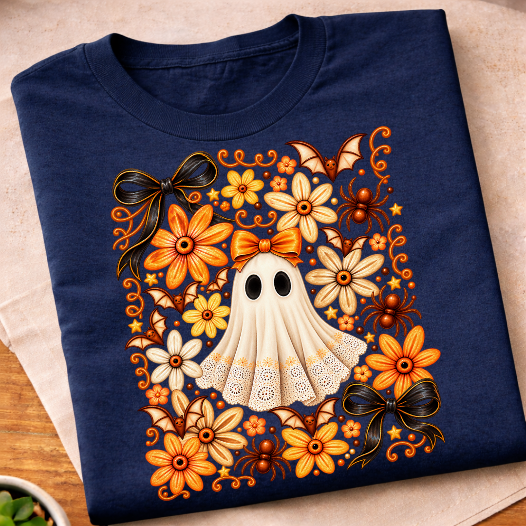 Floral Ghost T-Shirt