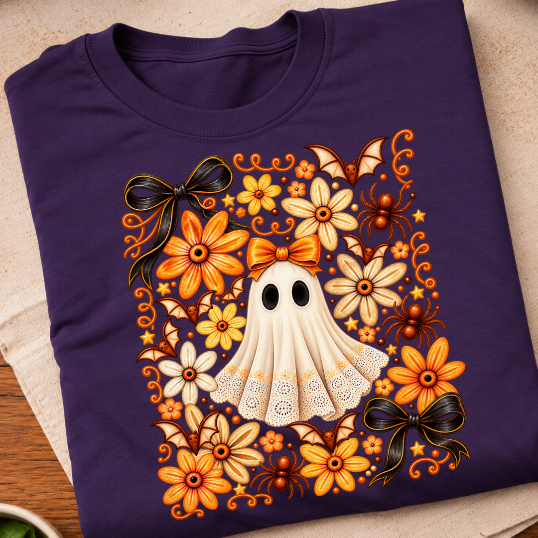 Floral Ghost T-Shirt