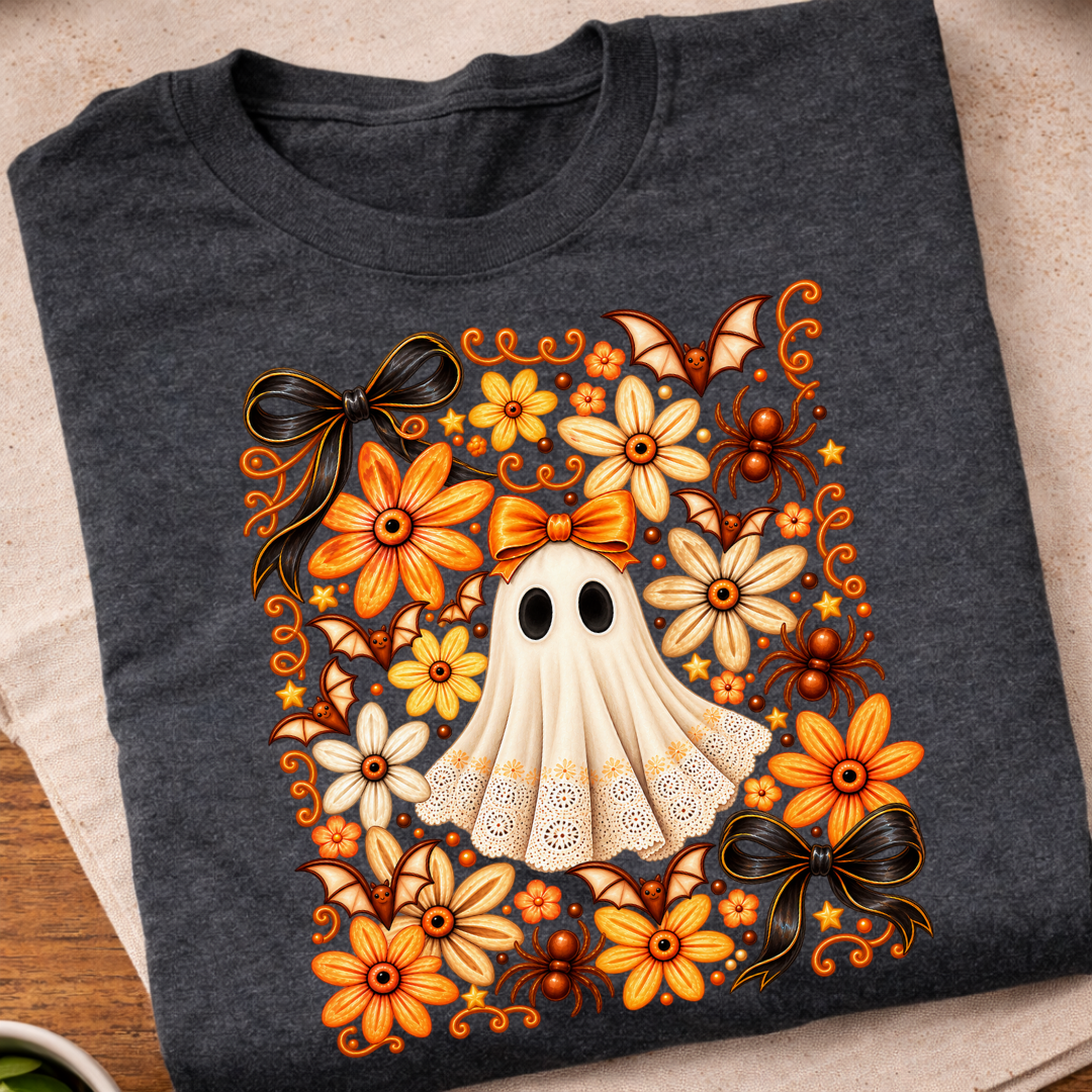 Floral Ghost T-Shirt