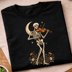Skeleton Playing Violin T-Shirt