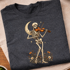 Skeleton Playing Violin T-Shirt