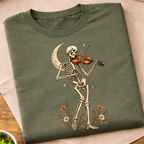 Skeleton Playing Violin T-Shirt