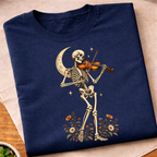 Skeleton Playing Violin T-Shirt