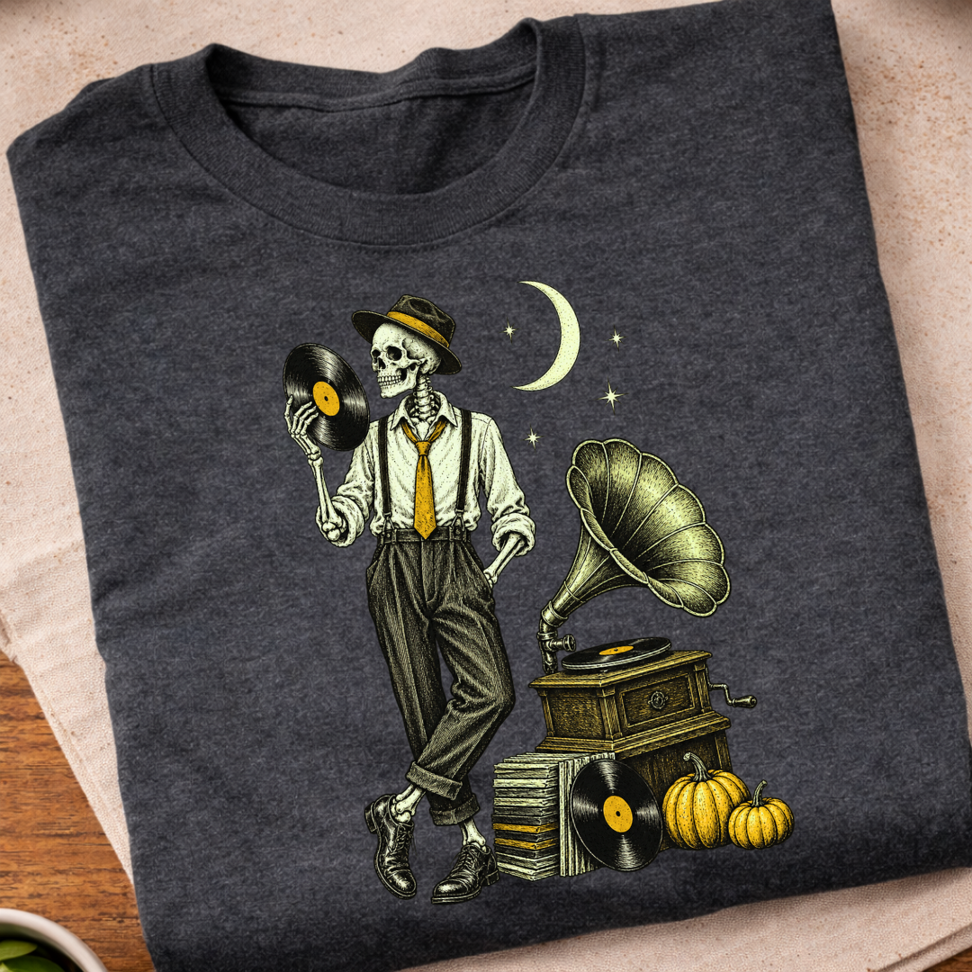 Skeleton Vinyl T-Shirt